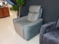 Кресло Тартуфо с реклайнером (Натуральная Кожа, Алькантара) распродажа